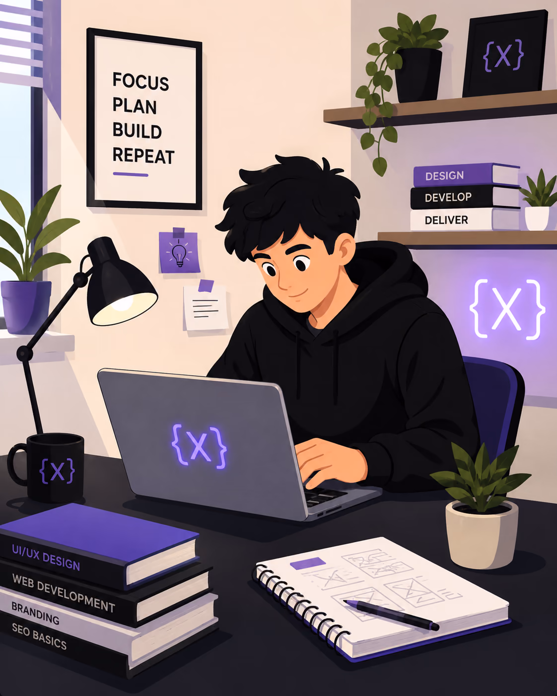 Kavya, Lead UI/UX Designer at Web{X}