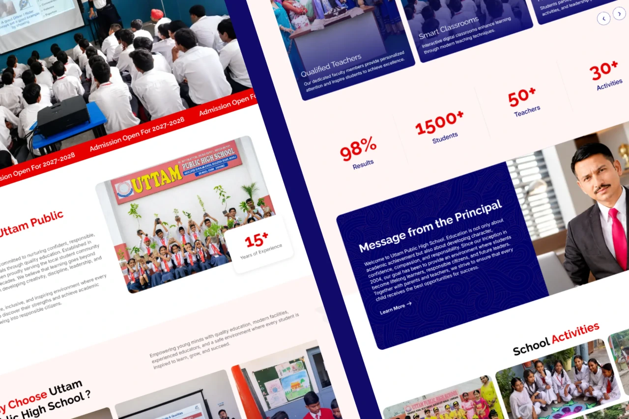 Uttam Public High School project preview