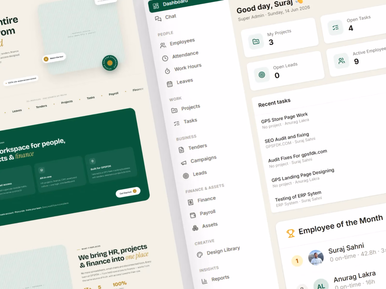 ERP Dashboard